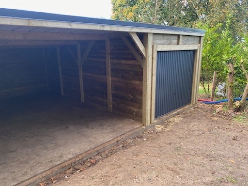 garage mono pente de 6,50x12,00 m